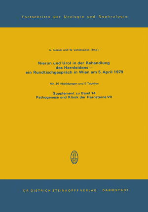 Buchcover Nieron Und Urol in der Behandlung des Harnsteinleidens—ein Rundtischgespräch in Wien am 5. April 1979  | EAN 9783642853142 | ISBN 3-642-85314-5 | ISBN 978-3-642-85314-2