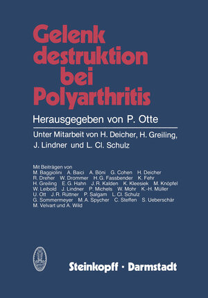 Buchcover Gelenkdestruktion bei Polyarthritis  | EAN 9783642853173 | ISBN 3-642-85317-X | ISBN 978-3-642-85317-3