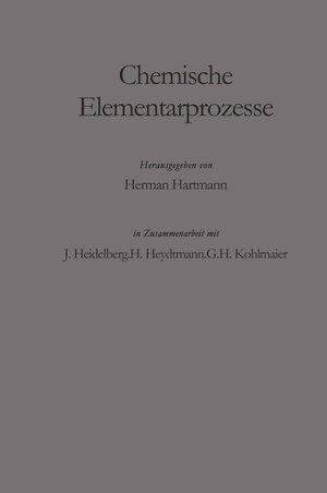 Buchcover Chemische Elementarprozesse  | EAN 9783642858901 | ISBN 3-642-85890-2 | ISBN 978-3-642-85890-1