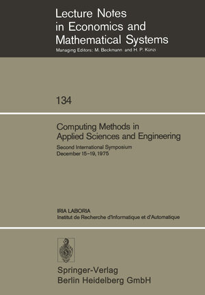Buchcover Computing Methods in Applied Sciences and Engineering | EAN 9783642859724 | ISBN 3-642-85972-0 | ISBN 978-3-642-85972-4