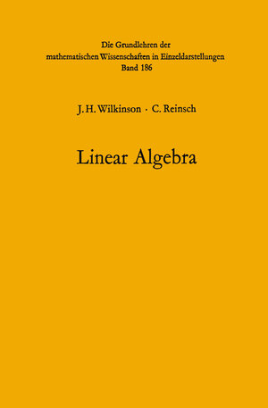 Buchcover Handbook for Automatic Computation | John H. Wilkinson | EAN 9783642869426 | ISBN 3-642-86942-4 | ISBN 978-3-642-86942-6
