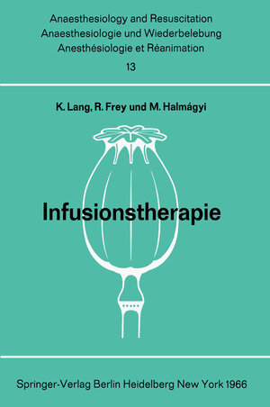 Buchcover Infusionstherapie  | EAN 9783642870958 | ISBN 3-642-87095-3 | ISBN 978-3-642-87095-8