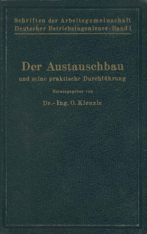 Buchcover Schriften der Arbeitsgemeinschaft Deutscher Betriebsingenieure | G. Berndt | EAN 9783642890536 | ISBN 3-642-89053-9 | ISBN 978-3-642-89053-6