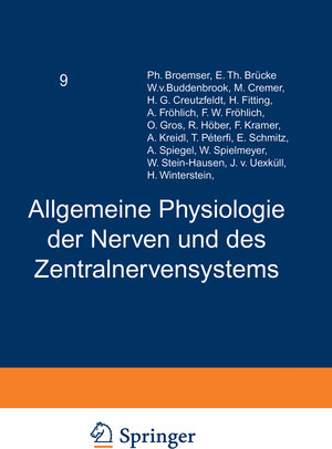 Buchcover Handbuch der Normalen und Pathologischen Physiologie | A. Bethe | EAN 9783642910302 | ISBN 3-642-91030-0 | ISBN 978-3-642-91030-2