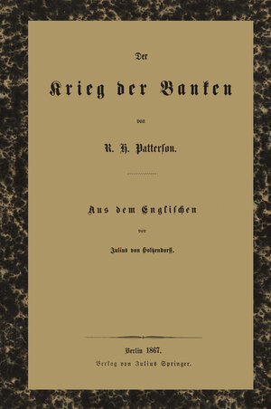 Buchcover Der Krieg der Banken | Robert Hogarth Patterson | EAN 9783642911149 | ISBN 3-642-91114-5 | ISBN 978-3-642-91114-9