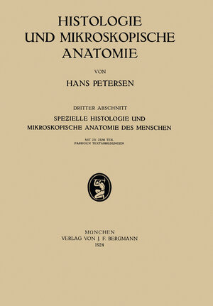 Buchcover Histologie und Mikroskopische Anatomie | Hans Petersen | EAN 9783642920929 | ISBN 3-642-92092-6 | ISBN 978-3-642-92092-9