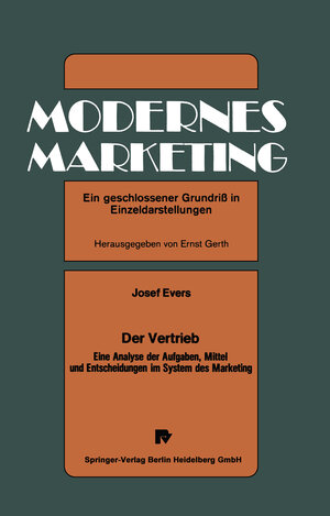 Buchcover Der Vertrieb | J. Evers | EAN 9783642936203 | ISBN 3-642-93620-2 | ISBN 978-3-642-93620-3