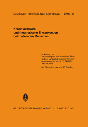 Buchcover Kardiovaskuläre und rheumatische Erkrankungen beim alternden Menschen  | EAN 9783642936609 | ISBN 3-642-93660-1 | ISBN 978-3-642-93660-9