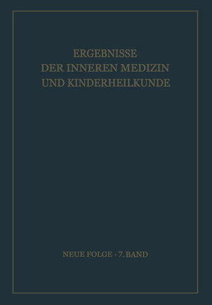 Buchcover Ergebnisse der Inneren Medizin und Kinderheilkunde | L. Heilmeyer | EAN 9783642946639 | ISBN 3-642-94663-1 | ISBN 978-3-642-94663-9