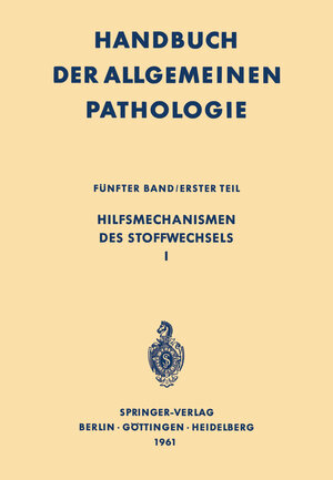 Buchcover Hilfsmechanismen des Stoffwechsels I  | EAN 9783642948251 | ISBN 3-642-94825-1 | ISBN 978-3-642-94825-1