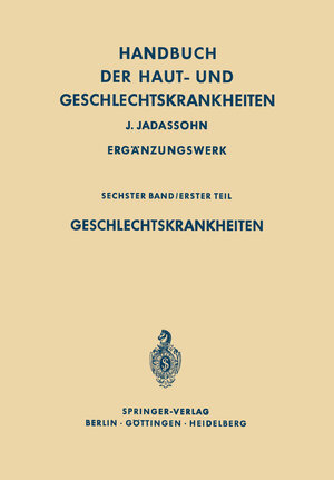 Buchcover Geschlechtskrankheiten  | EAN 9783642948923 | ISBN 3-642-94892-8 | ISBN 978-3-642-94892-3