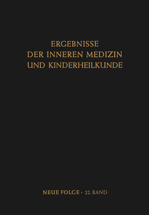 Buchcover Ergebnisse der Inneren Medizin und Kinderheilkunde | L. Heilmeyer | EAN 9783642949104 | ISBN 3-642-94910-X | ISBN 978-3-642-94910-4