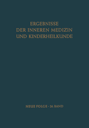 Buchcover Ergebnisse der Inneren Medizin und Kinderheilkunde | L. Heilmeyer | EAN 9783642949845 | ISBN 3-642-94984-3 | ISBN 978-3-642-94984-5