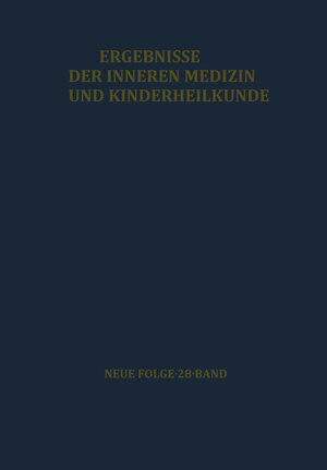 Buchcover Ergebnisse der Inneren Medizin und Kinderheilkunde | L. Heilmeyer | EAN 9783642950872 | ISBN 3-642-95087-6 | ISBN 978-3-642-95087-2