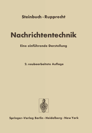 Buchcover Nachrichtentechnik | Karl Steinbuch | EAN 9783642961342 | ISBN 3-642-96134-7 | ISBN 978-3-642-96134-2