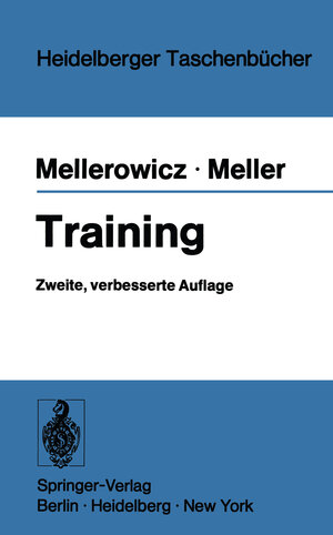 Buchcover Training | H. Mellerowicz | EAN 9783642962868 | ISBN 3-642-96286-6 | ISBN 978-3-642-96286-8