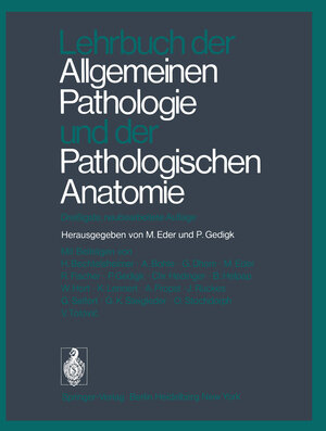 Buchcover Lehrbuch der Allgemeinen Pathologie und der Pathologischen Anatomie  | EAN 9783642964183 | ISBN 3-642-96418-4 | ISBN 978-3-642-96418-3