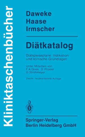 Buchcover Diätkatalog | H. Daweke | EAN 9783642965371 | ISBN 3-642-96537-7 | ISBN 978-3-642-96537-1