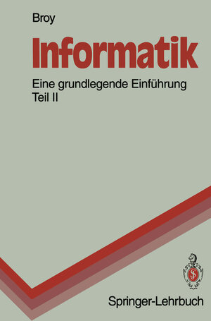 Buchcover Informatik | Manfred Broy | EAN 9783642975202 | ISBN 3-642-97520-8 | ISBN 978-3-642-97520-2