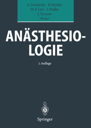 Buchcover Anästhesiologie  | EAN 9783642975530 | ISBN 3-642-97553-4 | ISBN 978-3-642-97553-0