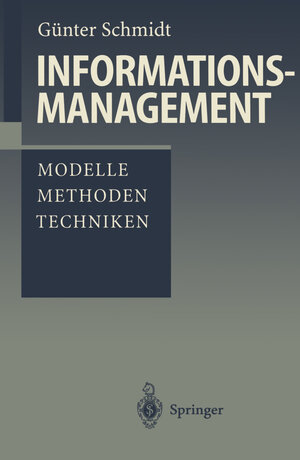 Buchcover Informations-management | Günter Schmidt | EAN 9783642976810 | ISBN 3-642-97681-6 | ISBN 978-3-642-97681-0