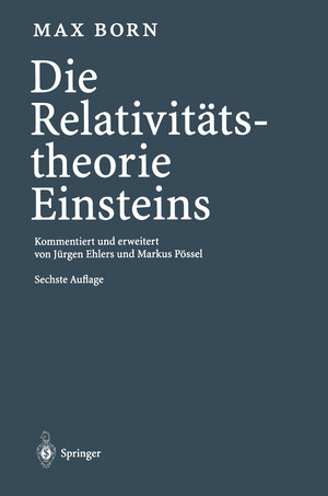 Buchcover Die Relativitätstheorie Einsteins | Max Born | EAN 9783642977596 | ISBN 3-642-97759-6 | ISBN 978-3-642-97759-6