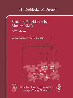 Buchcover Structure Elucidation by Modern NMR | H. Duddeck | EAN 9783642977817 | ISBN 3-642-97781-2 | ISBN 978-3-642-97781-7