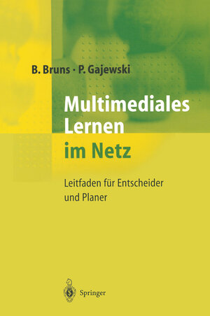 Buchcover Multimediales Lernen im Netz | Beate Bruns | EAN 9783642980428 | ISBN 3-642-98042-2 | ISBN 978-3-642-98042-8