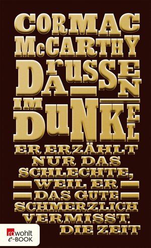 Buchcover Draußen im Dunkel | Cormac McCarthy | EAN 9783644022713 | ISBN 3-644-02271-2 | ISBN 978-3-644-02271-3