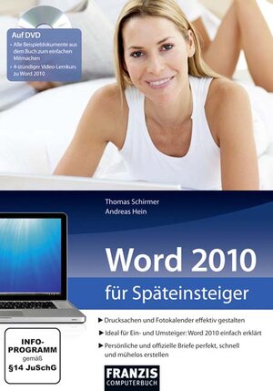 Buchcover Word 2010 für Späteinsteiger | Andreas Hein | EAN 9783645600408 | ISBN 3-645-60040-X | ISBN 978-3-645-60040-8