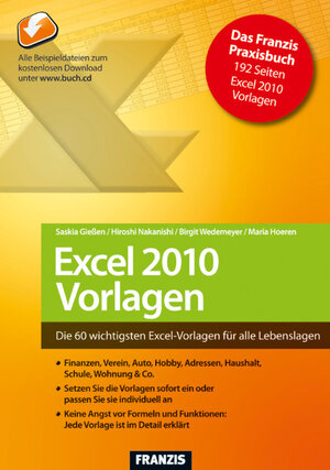 Buchcover Excel 2010 Vorlagen | Saskia Gießen | EAN 9783645600903 | ISBN 3-645-60090-6 | ISBN 978-3-645-60090-3