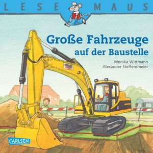 Buchcover LESEMAUS: Große Fahrzeuge auf der Baustelle | Monika Wittmann | EAN 9783646955101 | ISBN 3-646-95510-4 | ISBN 978-3-646-95510-1