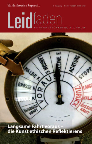 Buchcover Langsame Fahrt voraus – die Kunst ethischen Reflektierens  | EAN 9783647406657 | ISBN 3-647-40665-1 | ISBN 978-3-647-40665-7