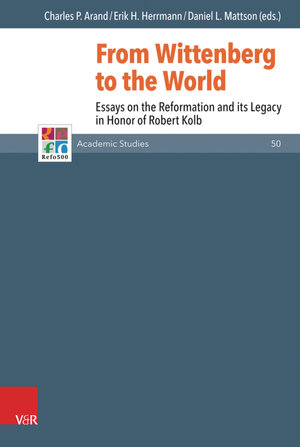 Buchcover From Wittenberg to the World  | EAN 9783647531267 | ISBN 3-647-53126-X | ISBN 978-3-647-53126-7