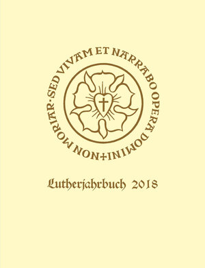 Buchcover Lutherjahrbuch 85. Jahrgang 2018  | EAN 9783647874500 | ISBN 3-647-87450-7 | ISBN 978-3-647-87450-0