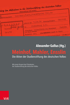 Buchcover Meinhof, Mahler, Ensslin  | EAN 9783647996899 | ISBN 3-647-99689-0 | ISBN 978-3-647-99689-9