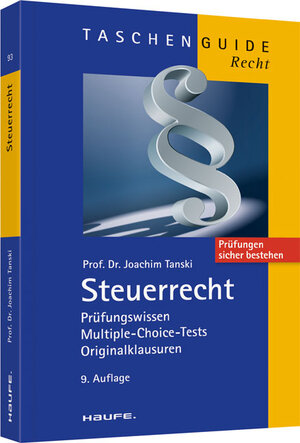 Buchcover Steuerrecht | Joachim S. Tanski | EAN 9783648040355 | ISBN 3-648-04035-9 | ISBN 978-3-648-04035-5