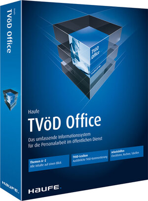 Buchcover Haufe TVöD Office für die Verwaltung DVD  | EAN 9783648041505 | ISBN 3-648-04150-9 | ISBN 978-3-648-04150-5