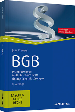 Buchcover BGB | Julia Preußer | EAN 9783648078808 | ISBN 3-648-07880-1 | ISBN 978-3-648-07880-8