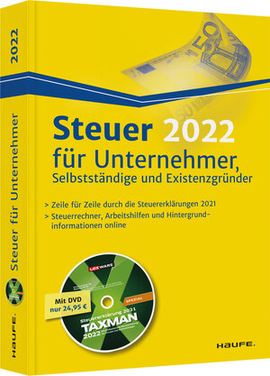 Buchcover Steuer 2022 für Unternehmer, Selbstständige und Existenzgründer - inkl. DVD | Willi Dittmann | EAN 9783648139165 | ISBN 3-648-13916-9 | ISBN 978-3-648-13916-5