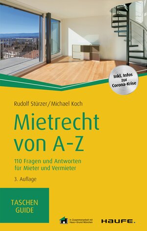 Buchcover Mietrecht von A-Z | Rudolf Stürzer | EAN 9783648146071 | ISBN 3-648-14607-6 | ISBN 978-3-648-14607-1