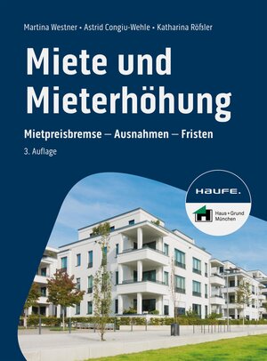 Buchcover Miete und Mieterhöhung | Martina Westner | EAN 9783648166130 | ISBN 3-648-16613-1 | ISBN 978-3-648-16613-0