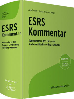 Buchcover Haufe ESRS-Kommentar bereits in 2. Auflage  | EAN 9783648173398 | ISBN 3-648-17339-1 | ISBN 978-3-648-17339-8