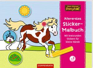 Buchcover Mein kleiner Ponyhof: Allererstes Sticker-Malbuch  | EAN 9783649631354 | ISBN 3-649-63135-0 | ISBN 978-3-649-63135-4