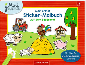 Buchcover Mein erstes Sticker-Malbuch  | EAN 9783649643593 | ISBN 3-649-64359-6 | ISBN 978-3-649-64359-3