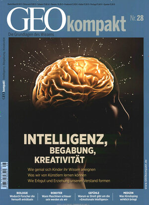 Buchcover GEOkompakt / GEOkompakt 28/2011 - Intelligenz, Begabung, Kreativität | EAN 9783652000253 | ISBN 3-652-00025-0 | ISBN 978-3-652-00025-3