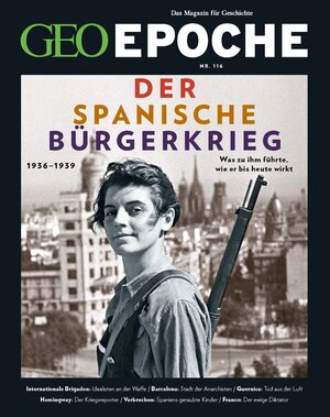 Buchcover GEO Epoche (mit DVD) / GEO Epoche mit DVD 116/2022 - Der Spaniesche Bürgerkrieg | Jens Schröder | EAN 9783652012201 | ISBN 3-652-01220-8 | ISBN 978-3-652-01220-1