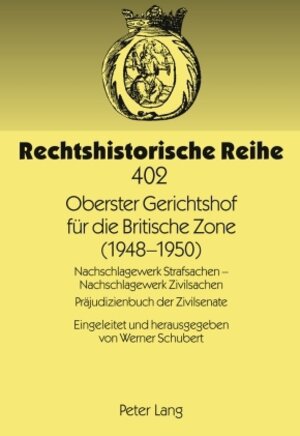 Buchcover Oberster Gerichtshof für die Britische Zone (1948-1950)  | EAN 9783653002560 | ISBN 3-653-00256-7 | ISBN 978-3-653-00256-0