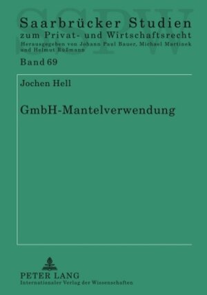 Buchcover GmbH-Mantelverwendung | Jochen Hell | EAN 9783653003581 | ISBN 3-653-00358-X | ISBN 978-3-653-00358-1
