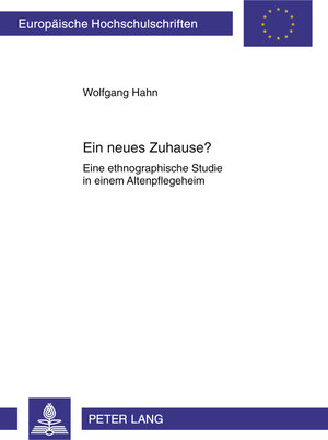 Buchcover Ein neues Zuhause? | Wolfgang Hahn | EAN 9783653006551 | ISBN 3-653-00655-4 | ISBN 978-3-653-00655-1